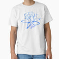 Lotus Zen Flower Blue - Yoga Meditation by Paulele