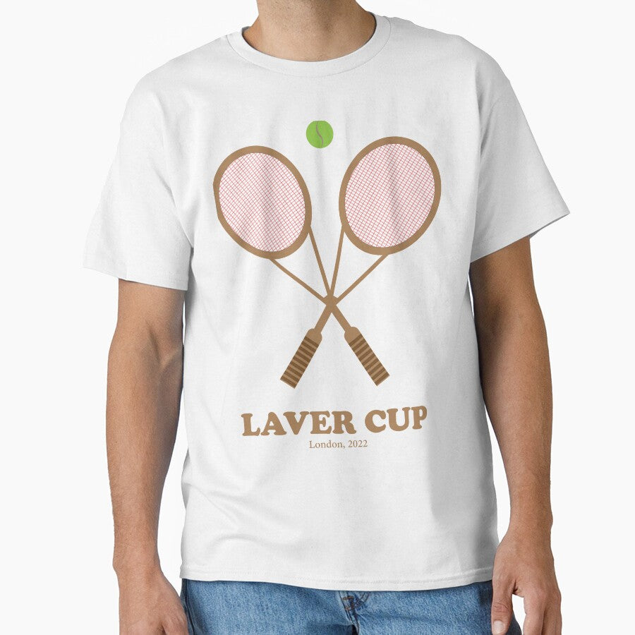 Vintage Retro Tennis Racket Cross Art Print for Coaches and Players by Abaseen