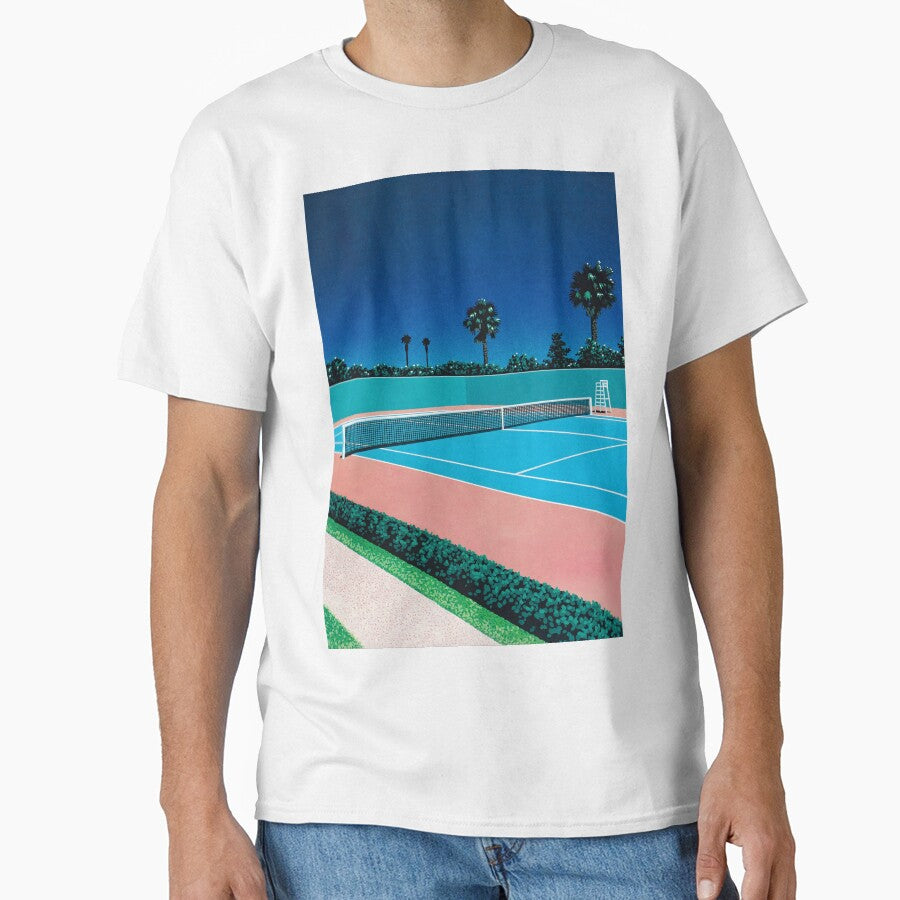 Hiroshi Nagai Night Tennis Court by LaFabricaArt