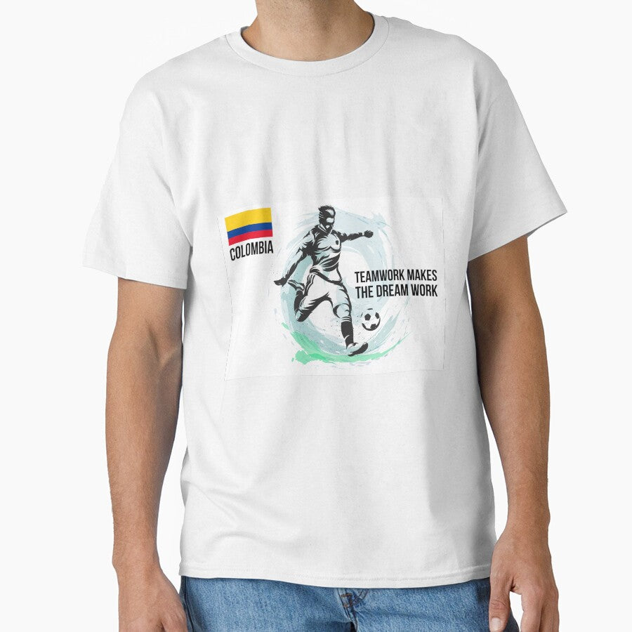 Columbian Footballer Kicking the Football - Football by cravingmart