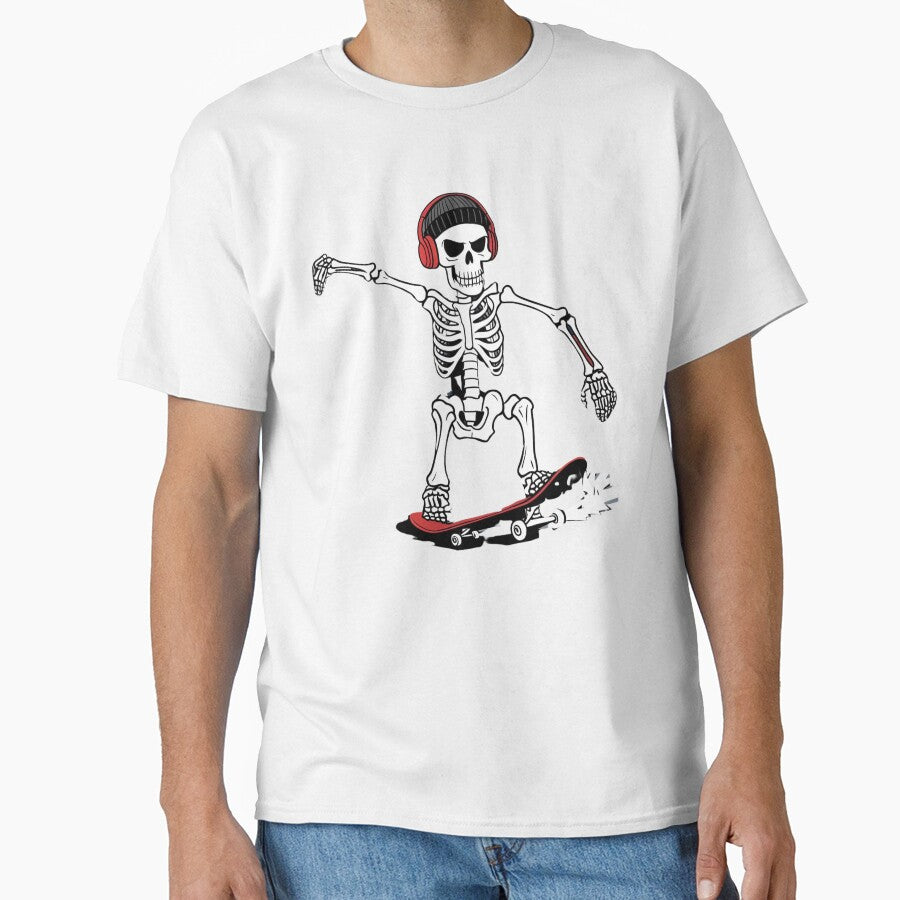Comic Style Skater Skeleton by ChicTrendz