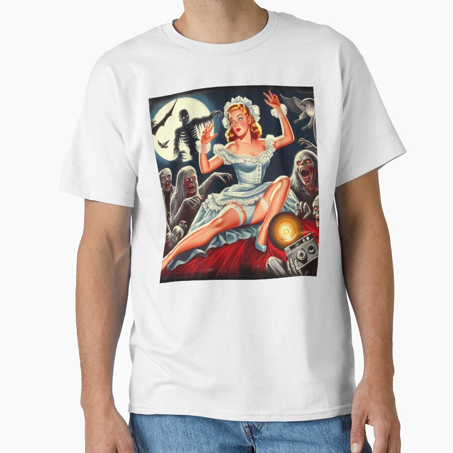 Retro Horror Pin-up by PulpVintage
