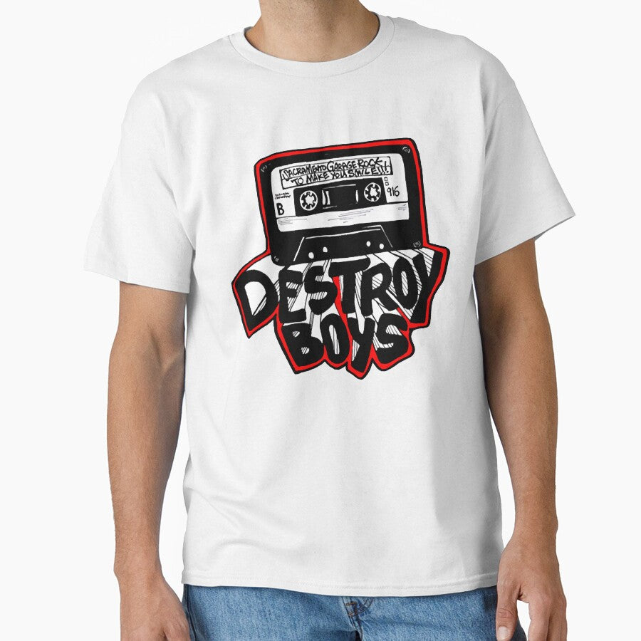 destroy boys Graphic black vintage by Cunha678