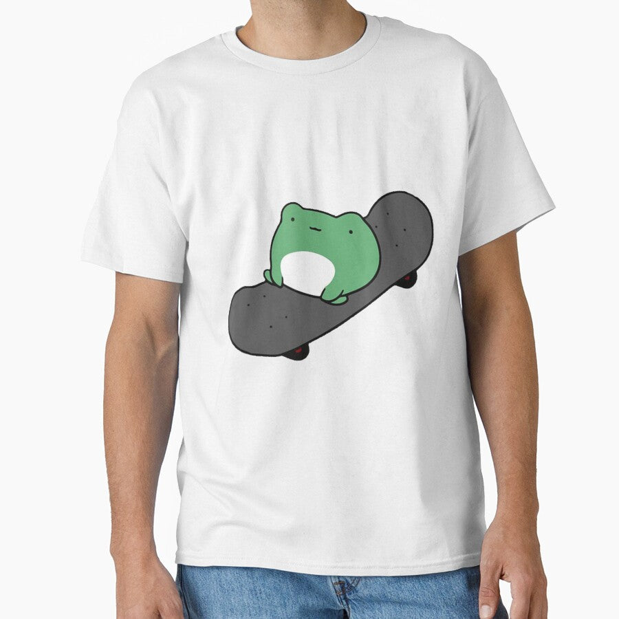 Funny Skateboarding Frog by alifehcmc
