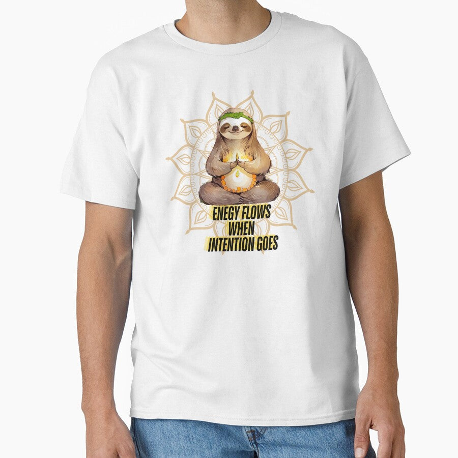 Energy Flows When Intention Goes Cute and Funny Yoga Meditating by FreeStyleTrend