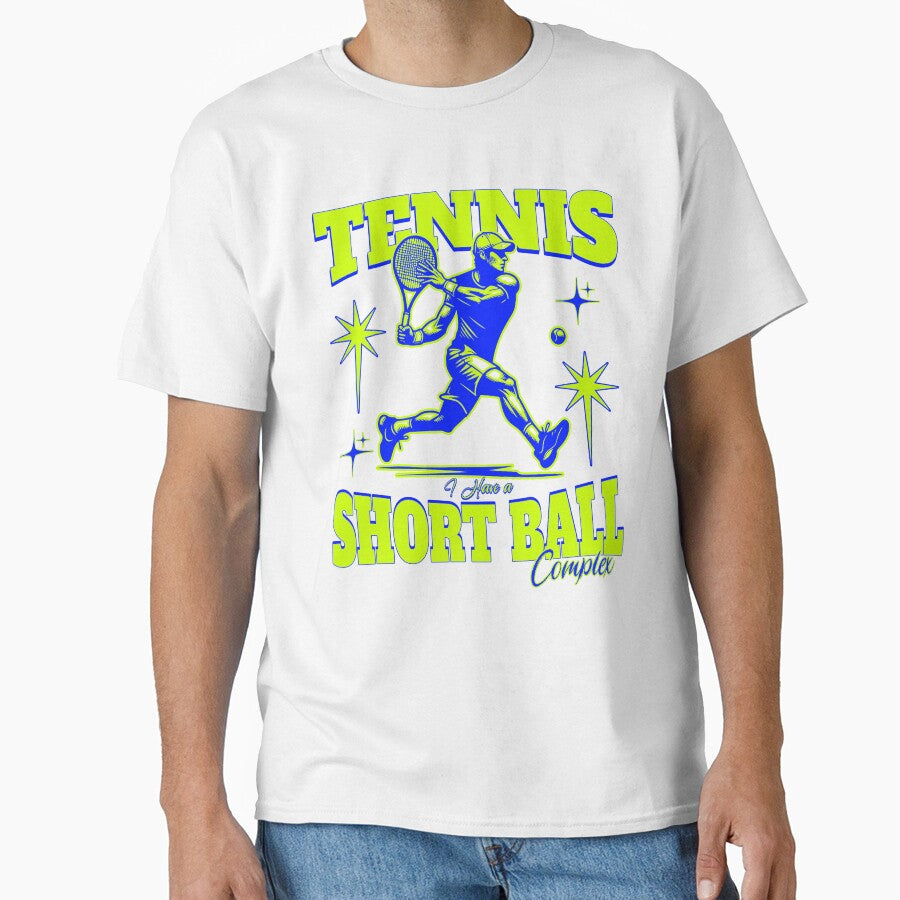 Funny Tennis Short Ball Complex Retro Sports Player by Abaseen