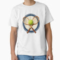 Vintage Tennis Club Wooden Rackets Crest by Gallery-yuuna