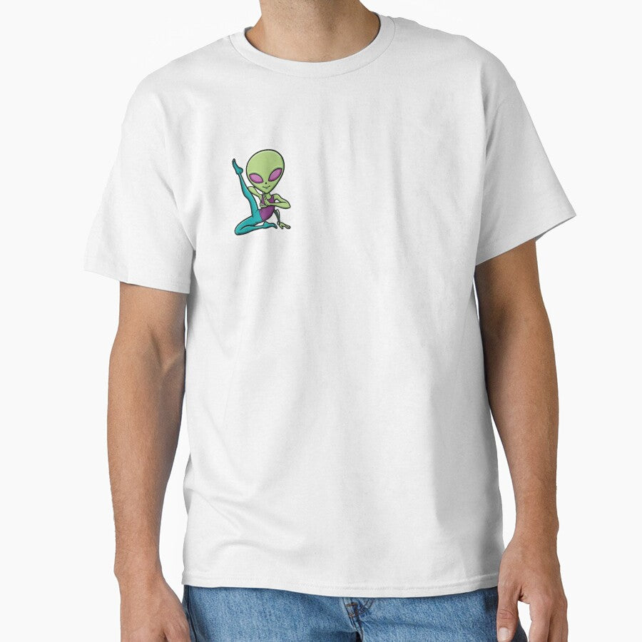 alien doing yoga by AuraTides