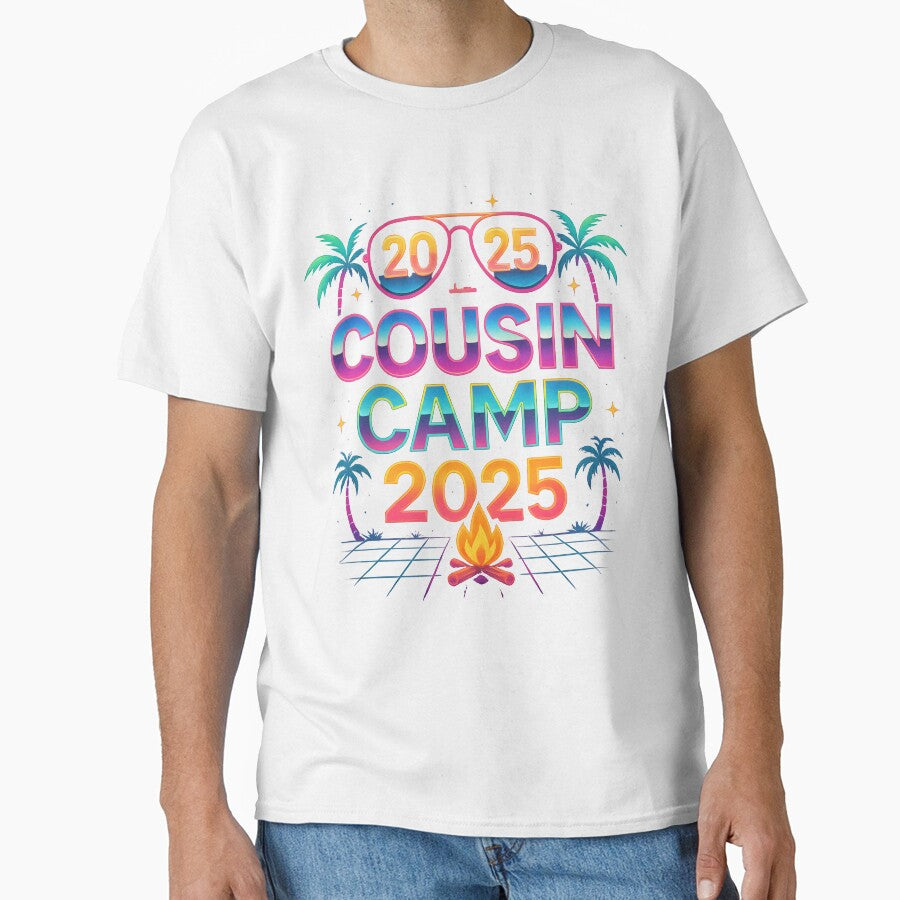 Cousin Camp 2025 Retro 80s Family Reunion Vacation Memories by MTRBSK11