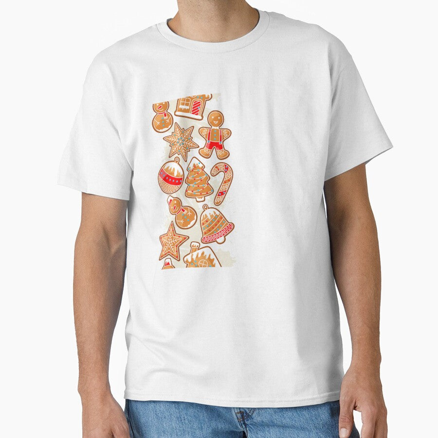 Cute Christmas Gingerbread Cookie Pattern by Vibbin4Life33