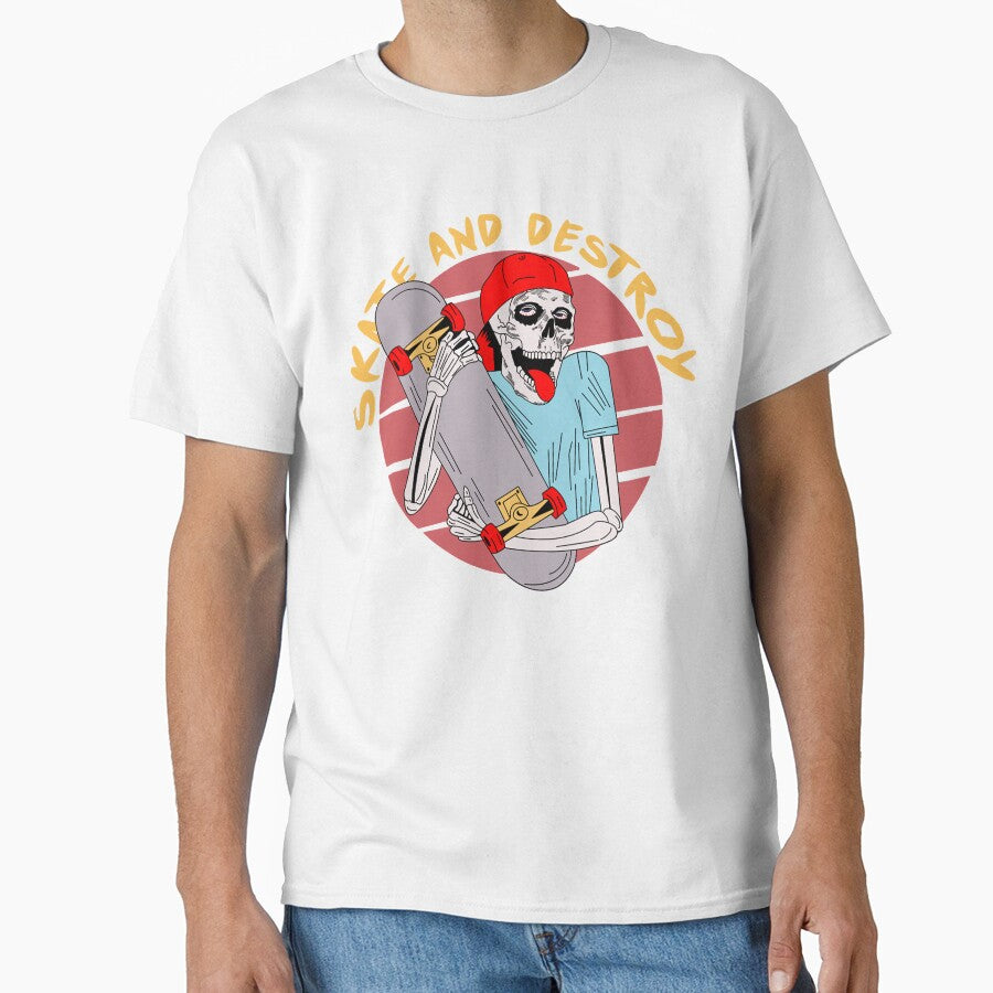 Skate And Destroy Funny Gifts Men by Cunha678