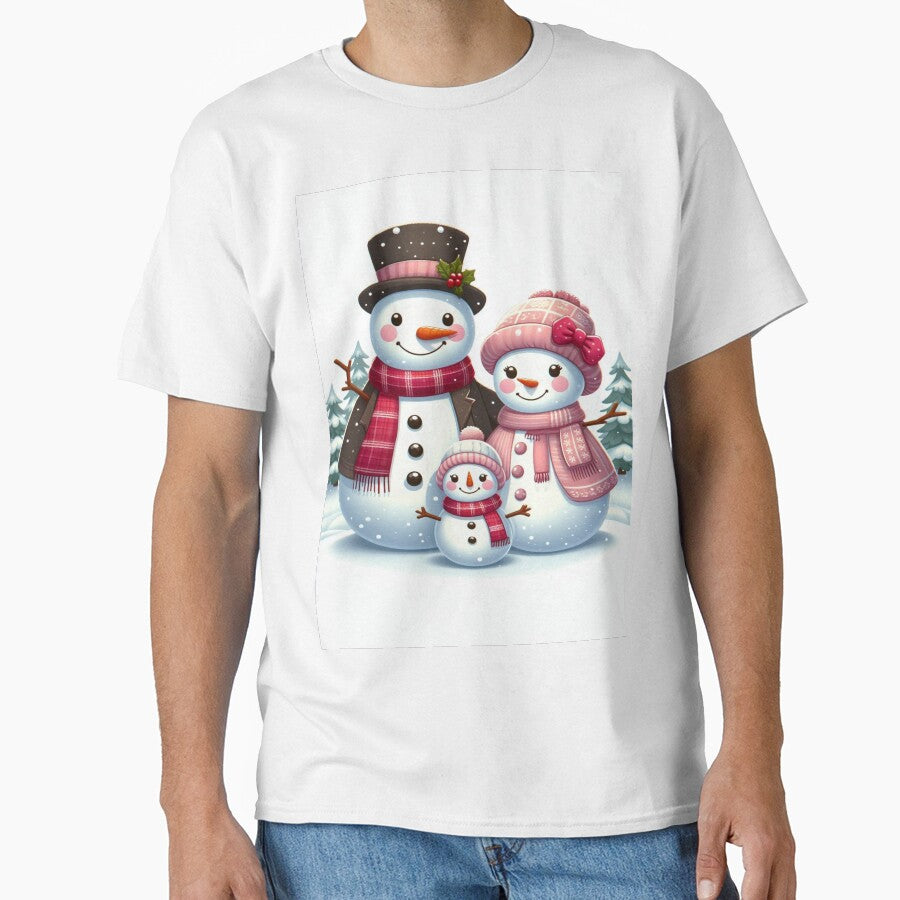 Cozy Snowman Family by Spike The Punch Design Co.