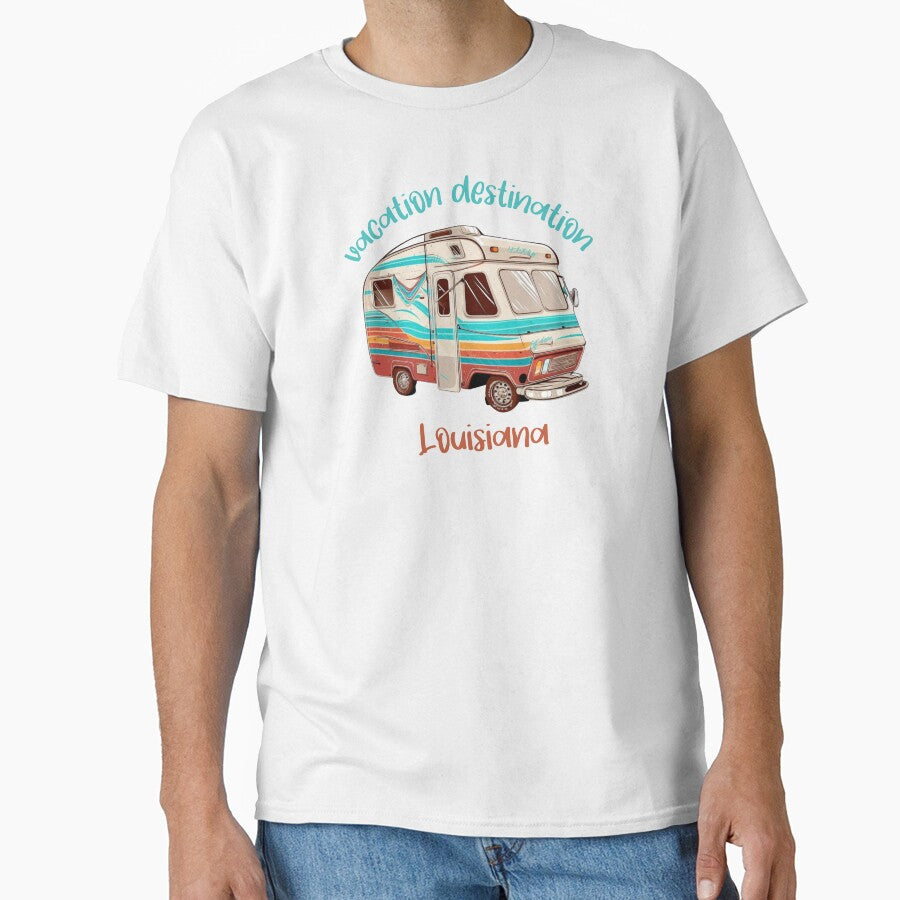 Vacation Destination Louisiana T-Shirt by MarqisStudio