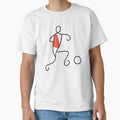 Minimalist Football Player World Cup Print by missbobbit