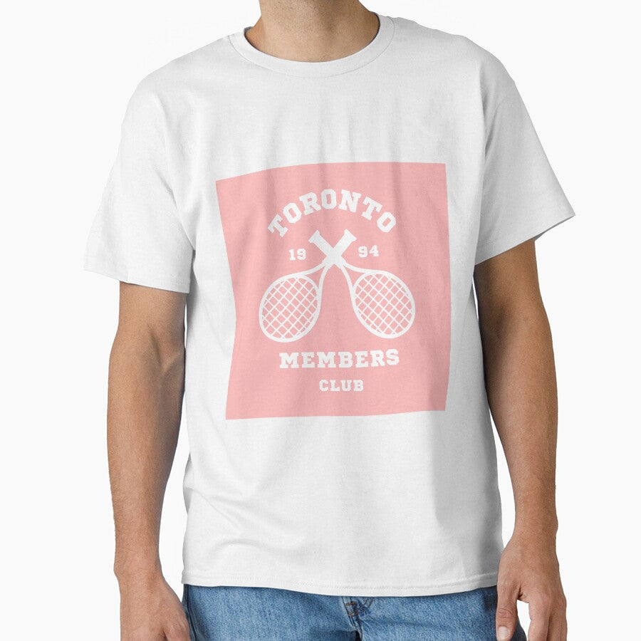 Toronto Tennis Members Club 1994 Pink White by art-by-harmonie