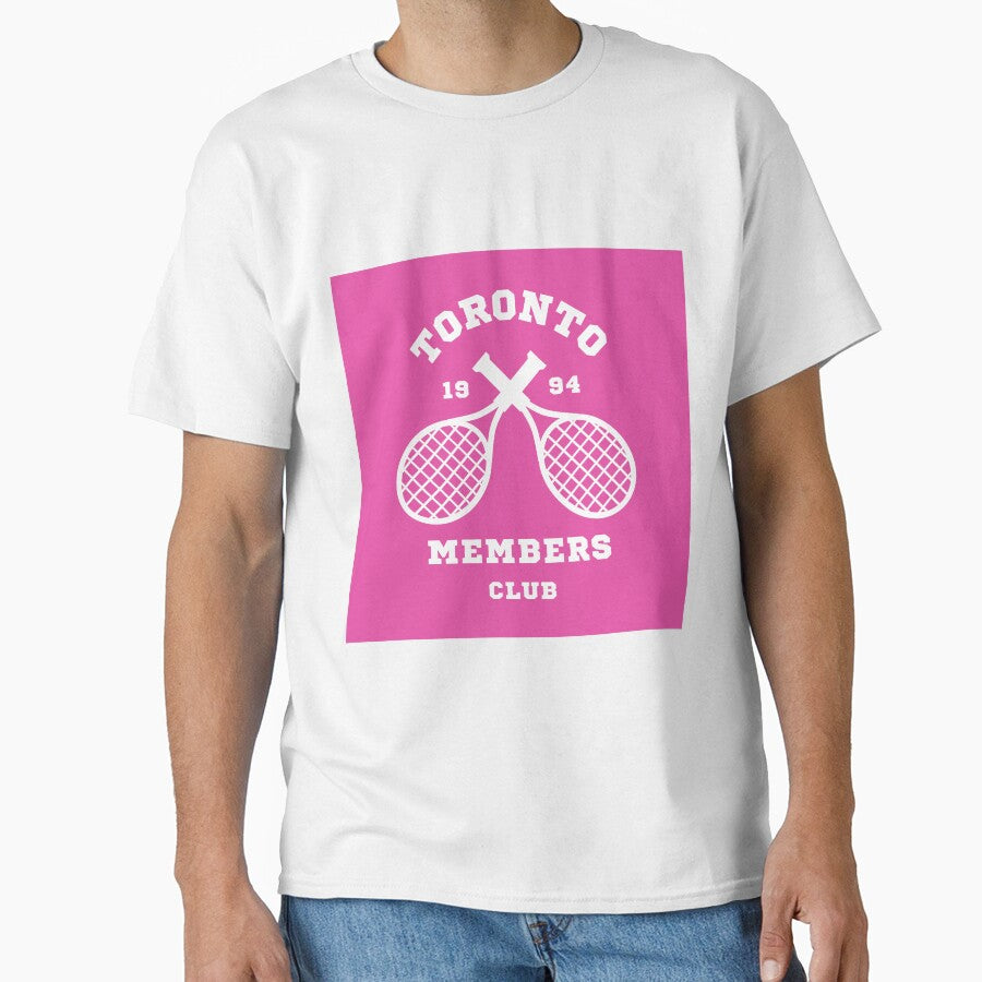 Toronto Tennis Members Club 1994 Magenta Pink White by art-by-harmonie
