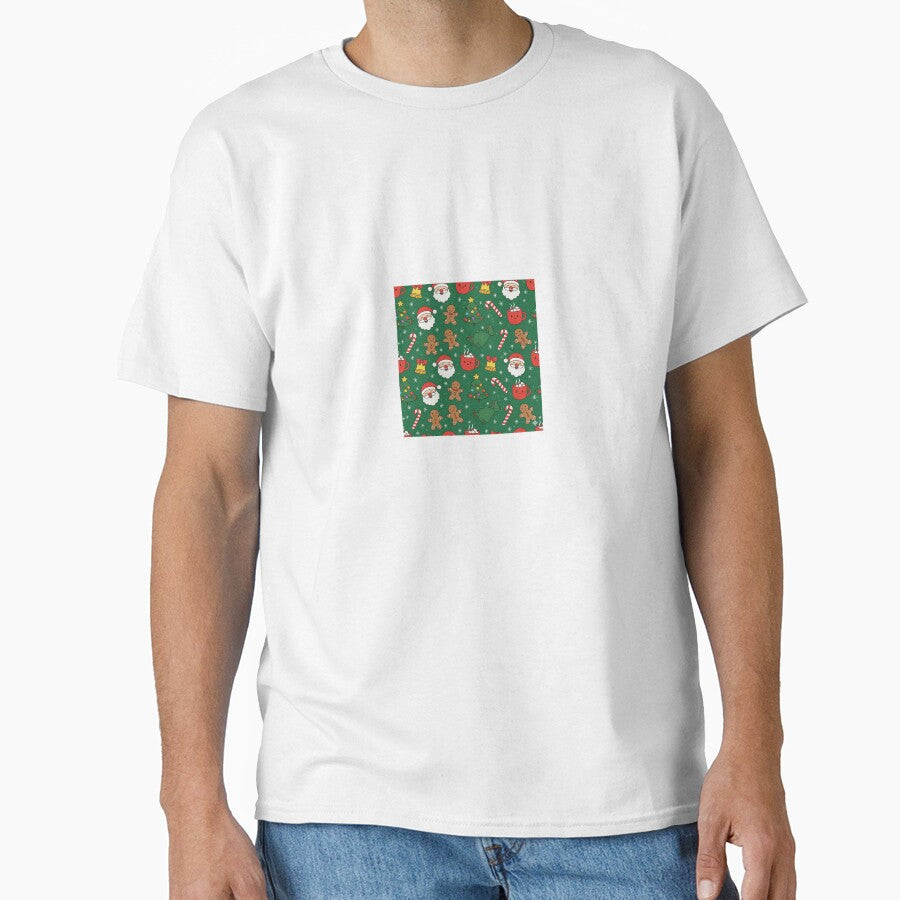 Santa & Gingerbread Pattern by GlassPenny