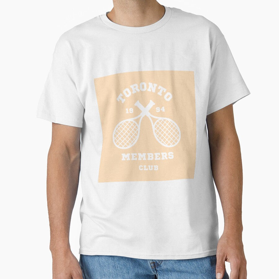 Toronto Tennis Members Club 1994 Peach White by art-by-harmonie