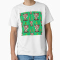 Santa Hat Reindeer Christmas Pattern by Grang Art Artistic Designs