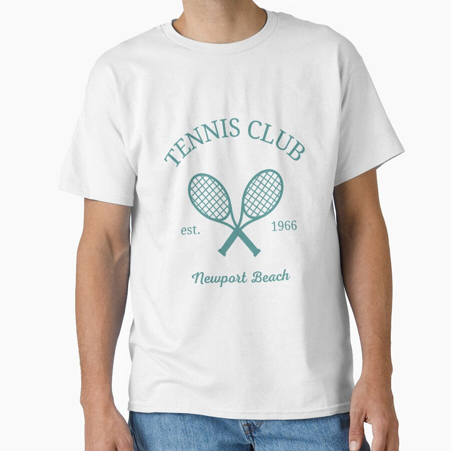 Retro Newport Beach Tennis Club Design – Est. 1966 by Retro Travel Design
