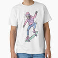 Cute Skeleton Skater Aesthetic Pastel Goth by Bambear