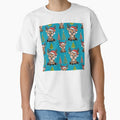 Sweet Reindeer and Decorative Trees Christmas Design by Grang Art Artistic Designs