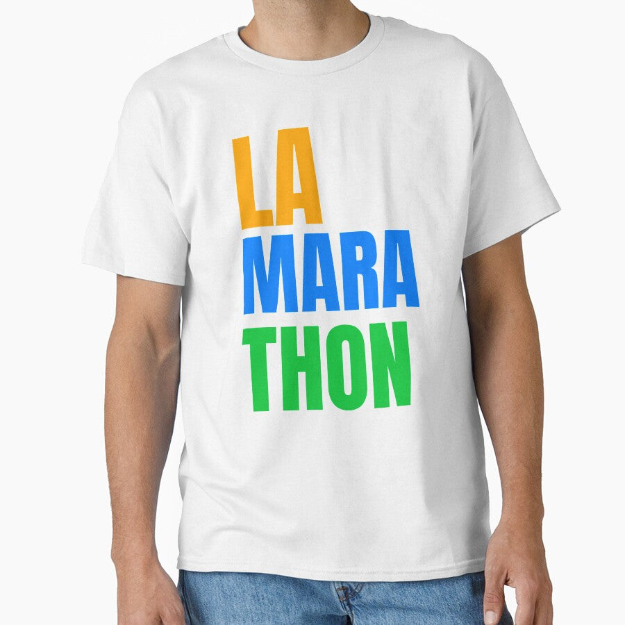 LA Marathon Runner Large Letters by Marathon-Runner