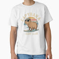 Capybara Surf Club Retro Beach Design by love3617
