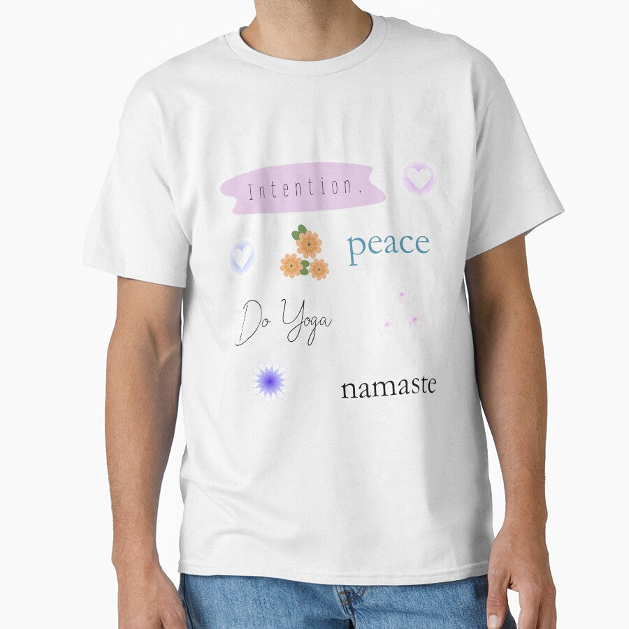Yoga Peace Pack - Intention, Namaste, Flowers, Love, Peace by shirabee