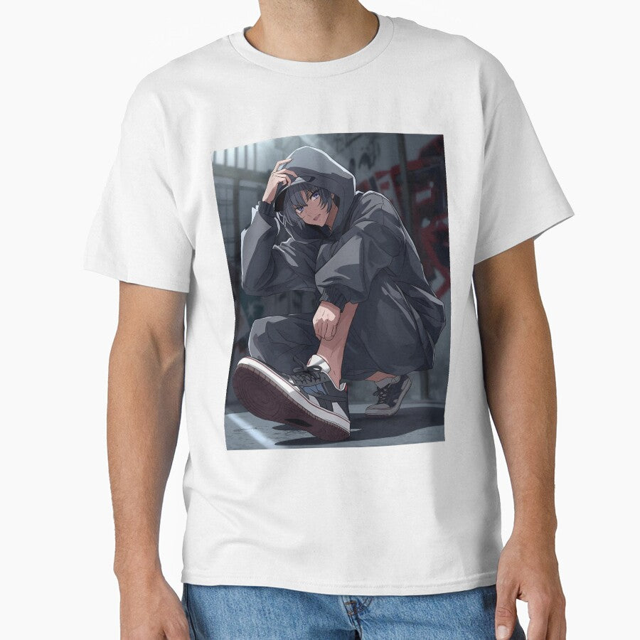 Cool Anime Streetwear Style - Urban Graffiti Hoodie Aesthetic by VibranPalette