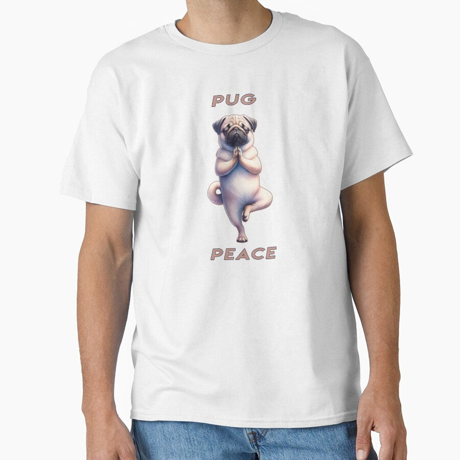 Pug Yoga - Pug Peace by Mindful-Designs