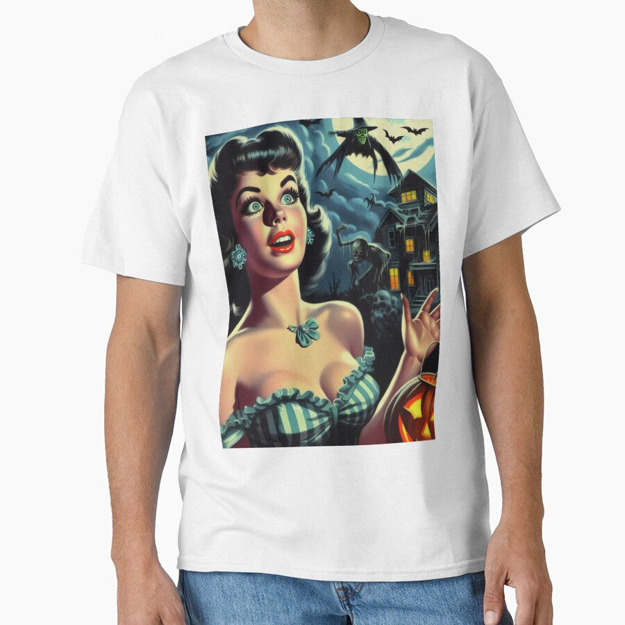 Retro Halloween Girl by PulpVintage
