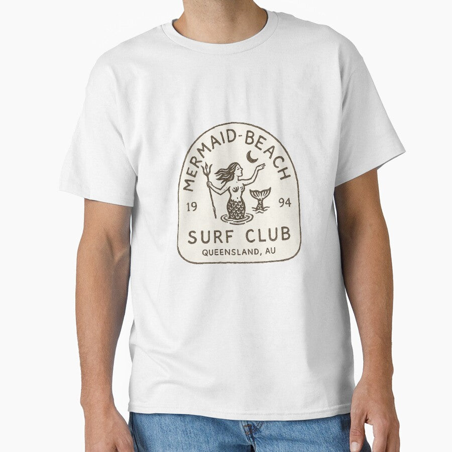 Vintage Mermaid Beach Surf Club Emblem by weirdfishes123