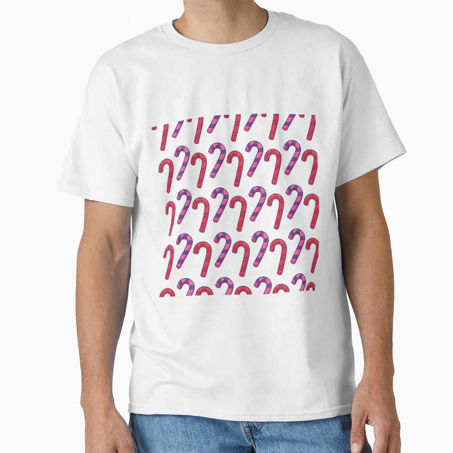 Candy Cane Pink Purple Holiday Pattern by Vibbin4Life33