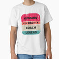 Husband, Dad, Coach, Legend, Funny Coach Design Appreciation Gift by LOGPRO