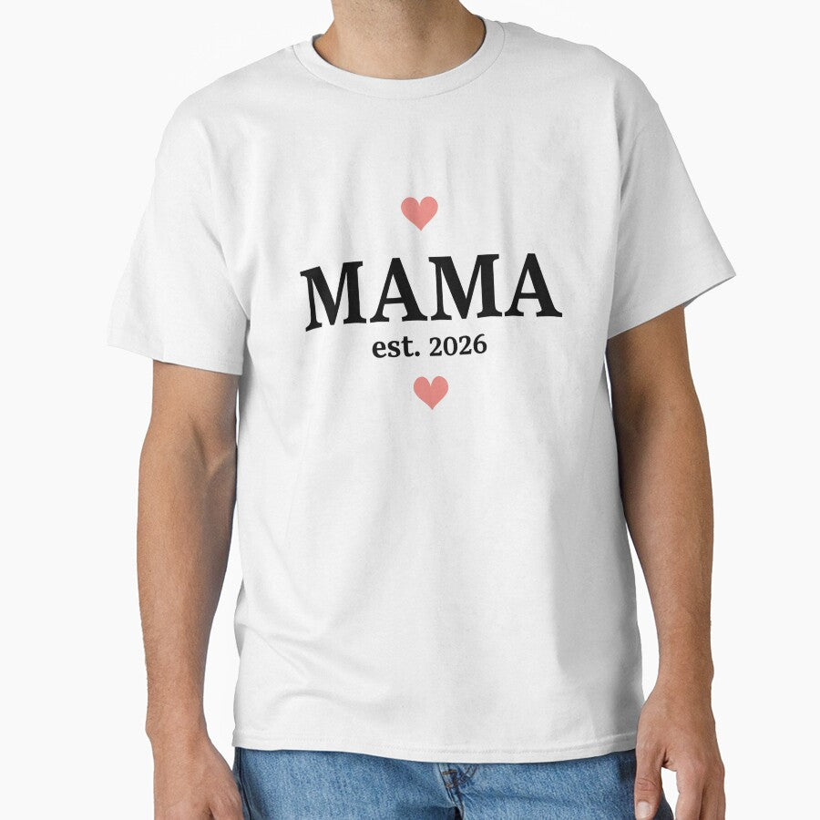 Minimalist Mama Est 2026 Tee – Mother’s Day New Mom Gift by relso