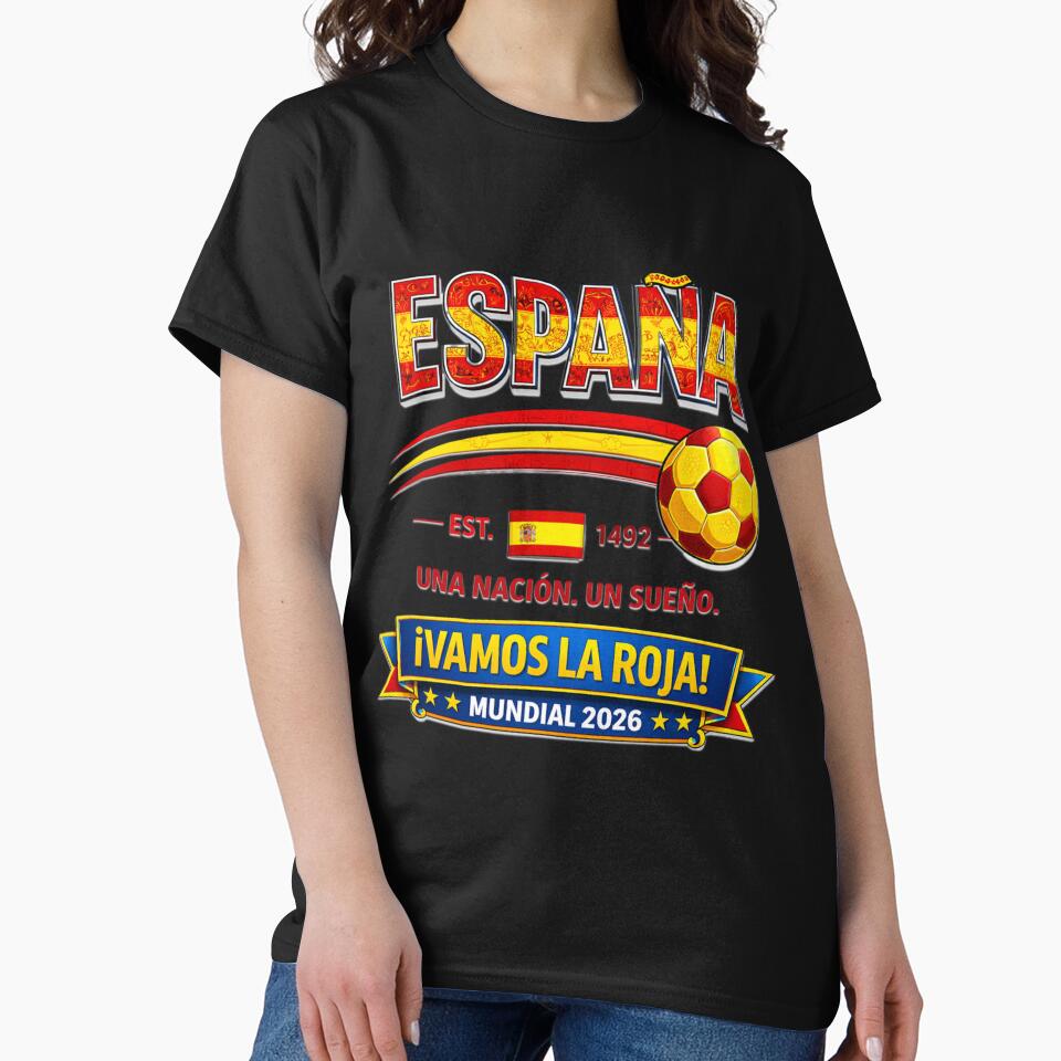 España Soccer Supporter Graphic Est 1492 by Tsugraf Designs