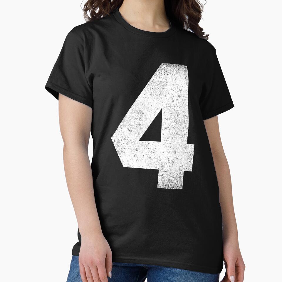 Vintage Number 4 Sports by Shariss