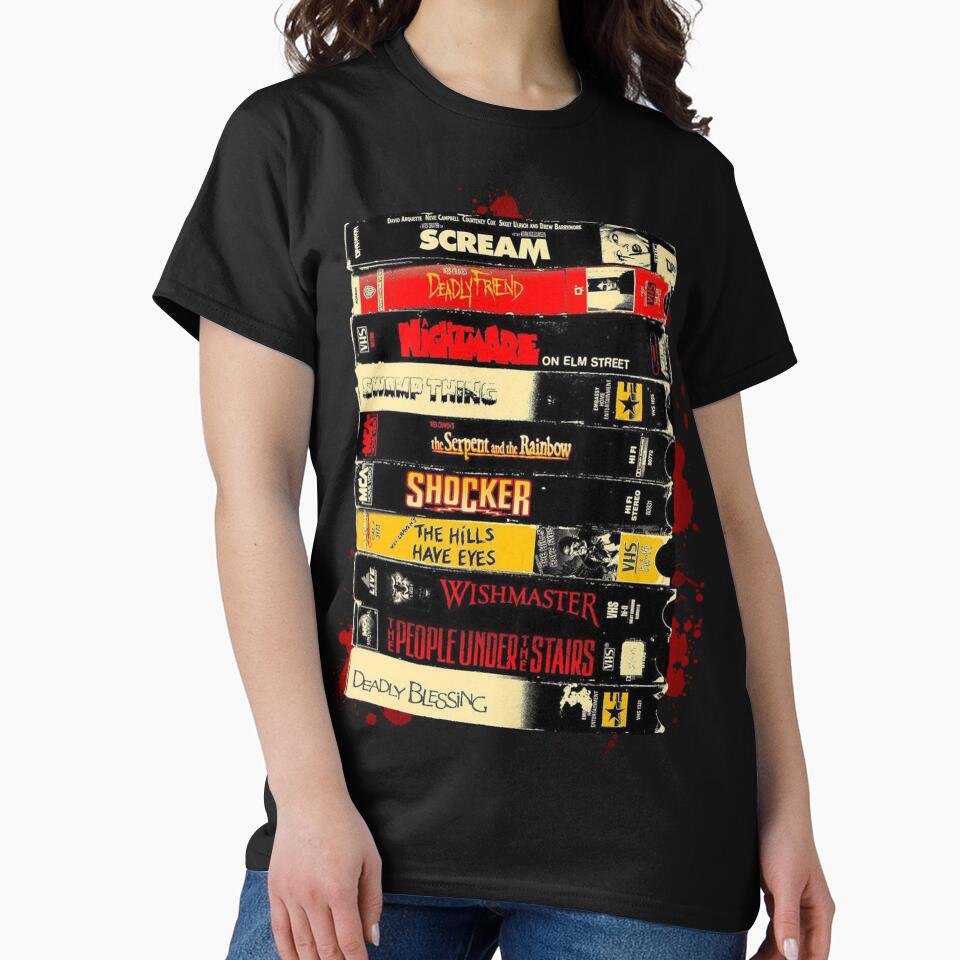 VHS Horror movies: melancholy vision of 80s scary movies... by milodesign