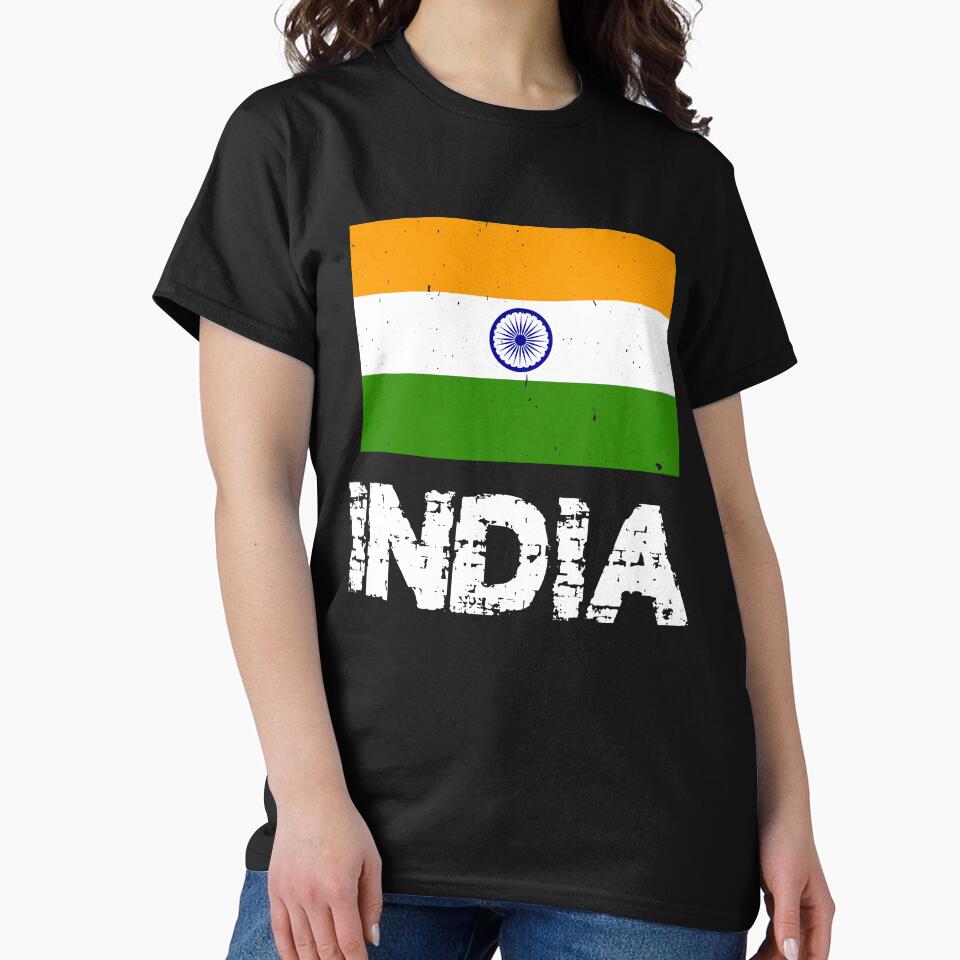 India National Pride Indian Flag Design by AllStarMerch