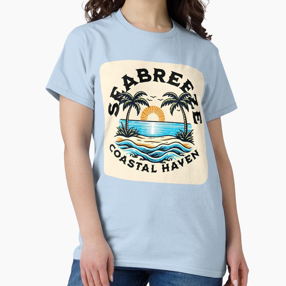Seabreeze Coastal Haven Vintage Retro Surf by MaurizioDesign