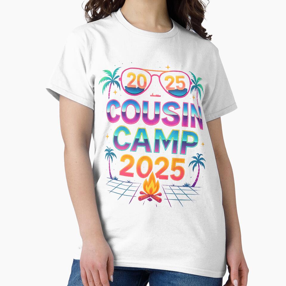 Cousin Camp 2025 Retro 80s Family Reunion Vacation Memories by MTRBSK11