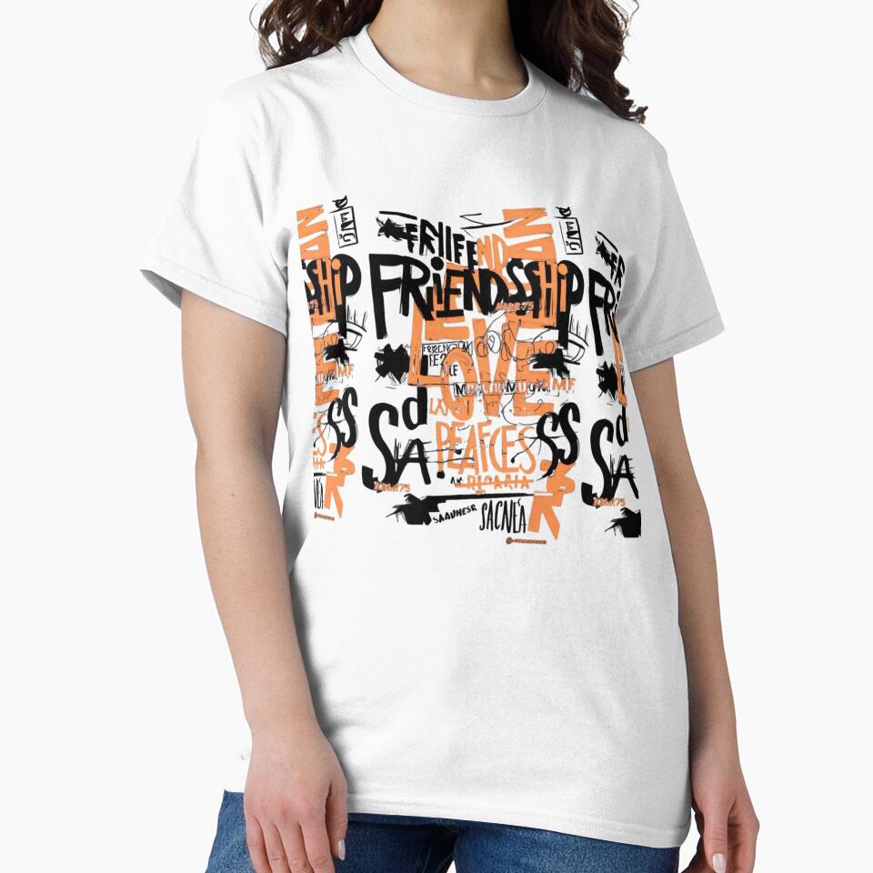 Urban Graffiti Love and Peace - Streetwear Typography Art by gokhanuzen