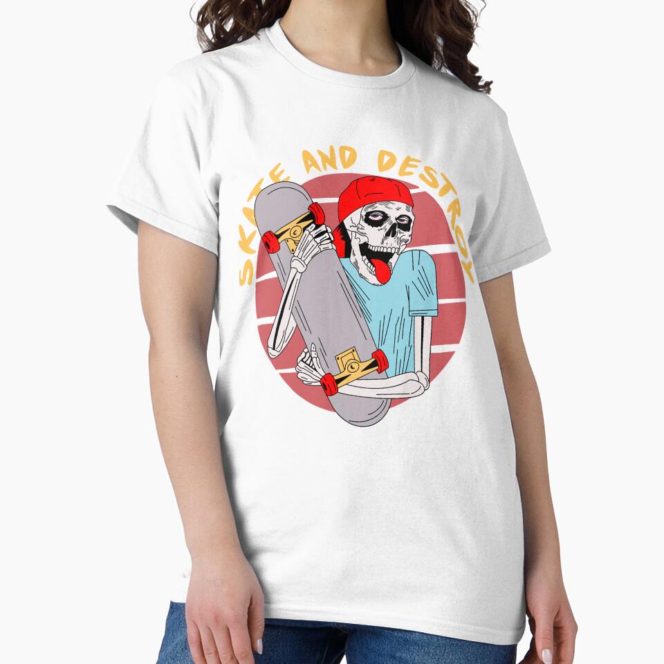 Skate And Destroy Funny Gifts Men by Cunha678