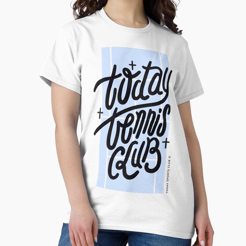 Today Tennis Club Aesthetic Court Design | PERFECT GIFT FOR YOU AND FRIENDS by TiaPorter