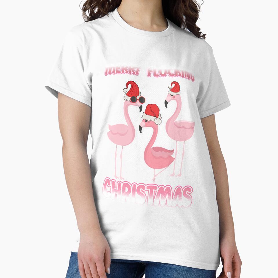 Merry Flocikng Christmas - Cute Christmas Design by minimalconcept