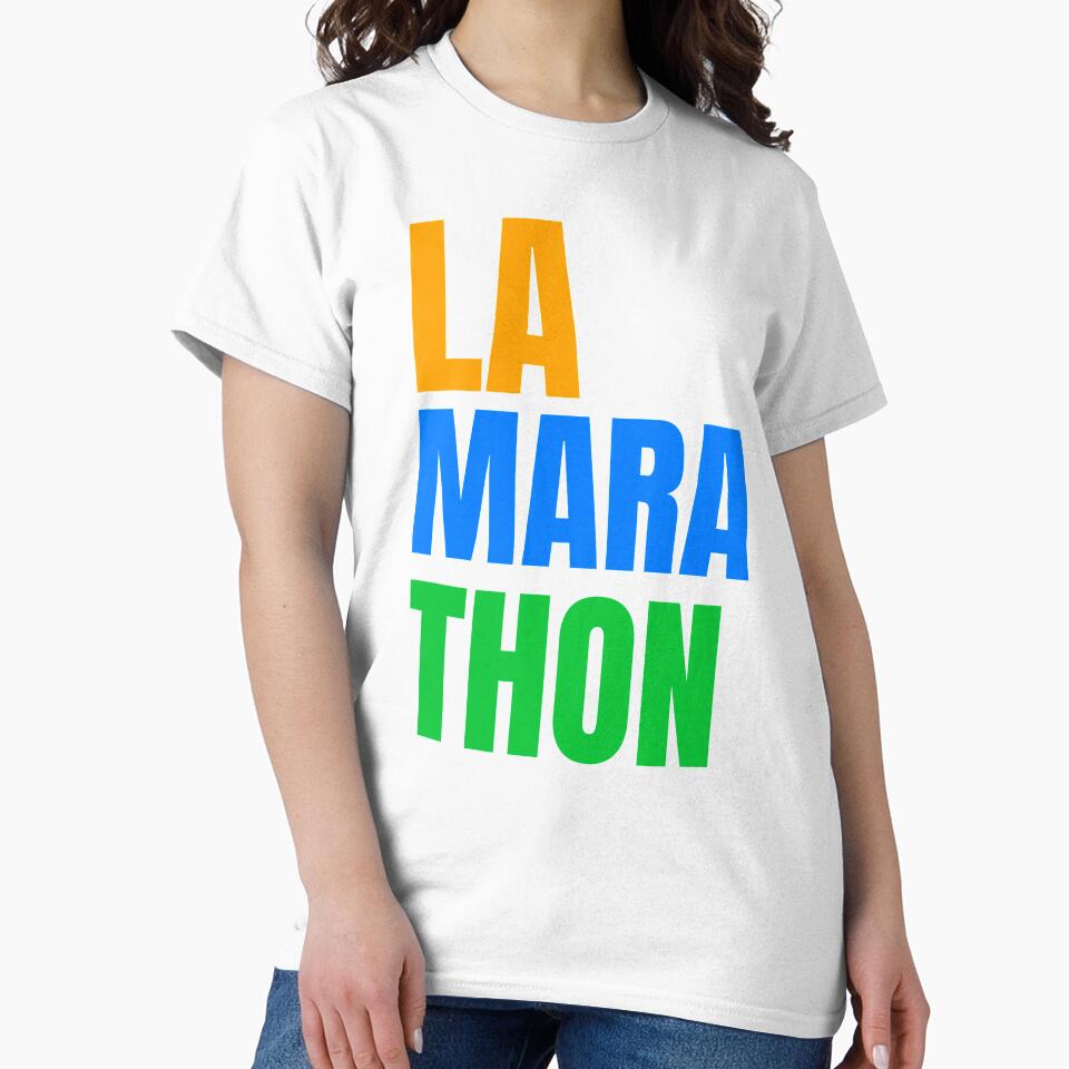 LA Marathon Runner Large Letters by Marathon-Runner