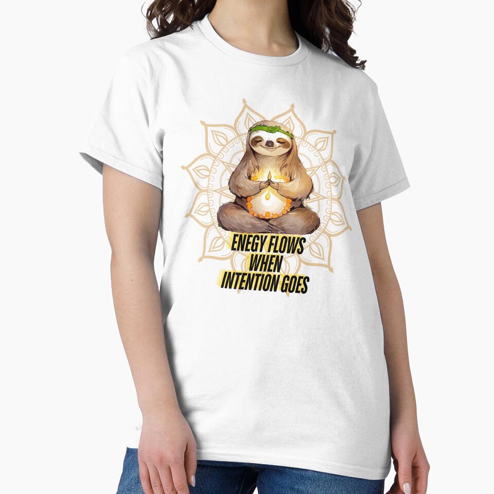 Energy Flows When Intention Goes Cute and Funny Yoga Meditating by FreeStyleTrend