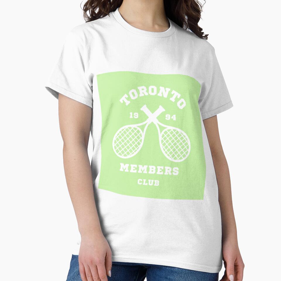 Toronto Tennis Members Club 1994 Green Lime White by art-by-harmonie