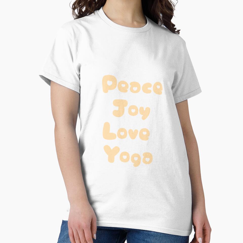 Peace, Joy, Love, Yoga by CoolLifeStore